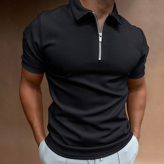 Herren Polo-Shirt mit Kurzarm | Reißverschluss