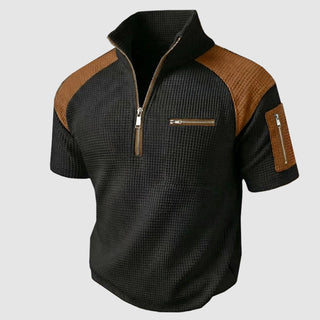 Herren Polo-Shirt mit Reißverschluss | Kurzarm