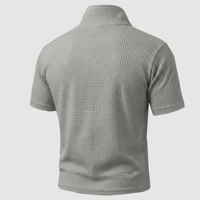 Herren Polo-Shirt mit Reißverschluss | Kurzarm