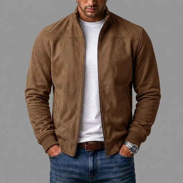 Varel | Wildleder Bomberjacke