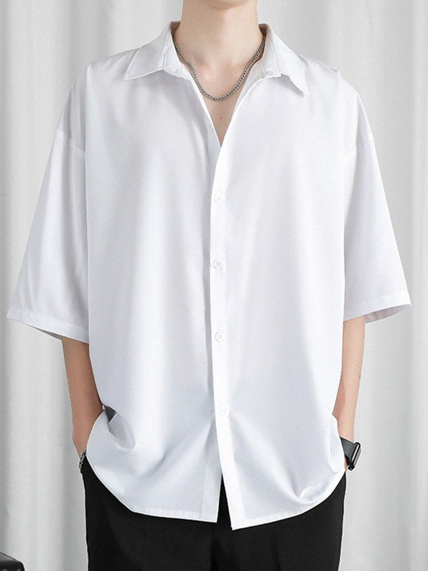 Herren Kurzarm Hemd | Oversized