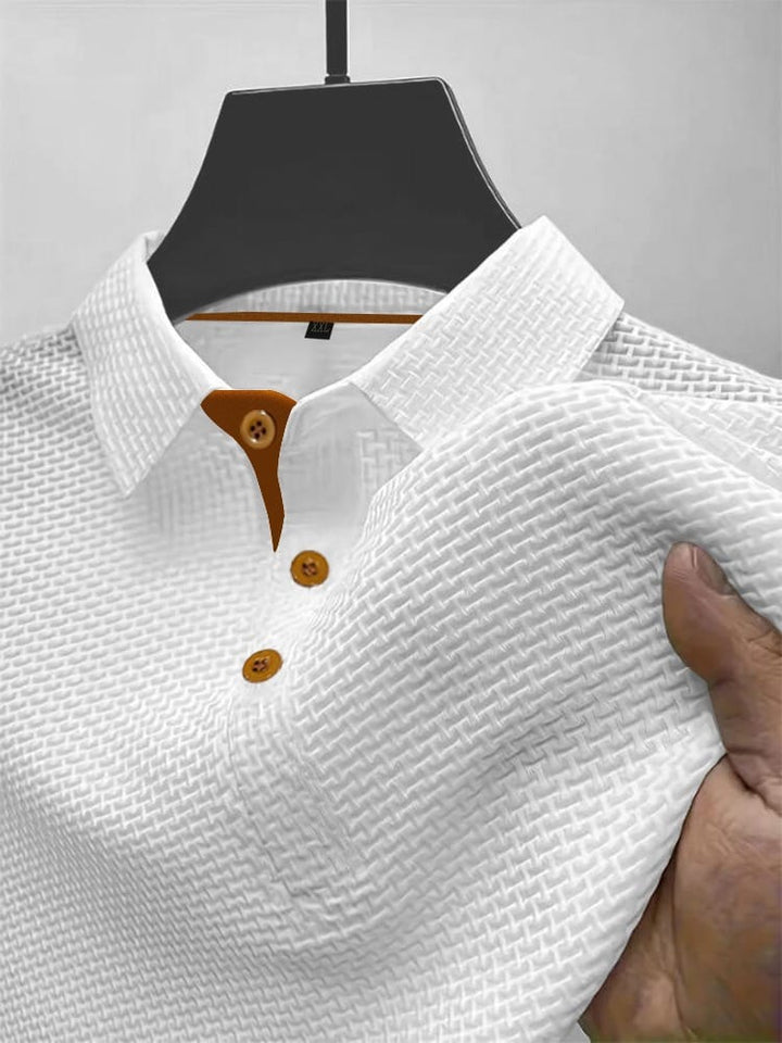 Stefano | Polohemd mit luxuriöser Textur
