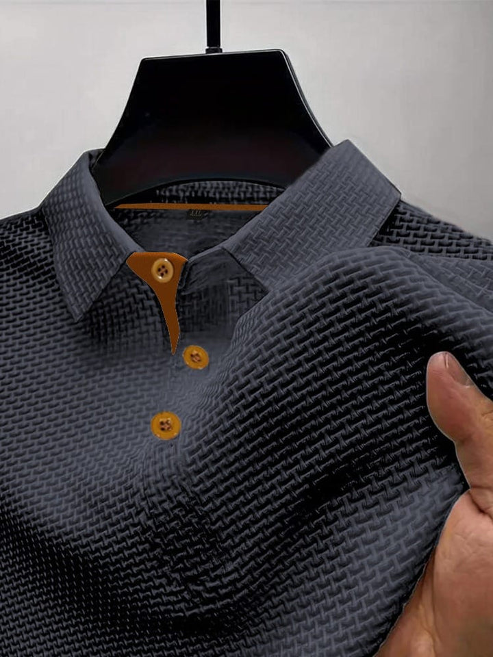 Stefano | Polohemd mit luxuriöser Textur