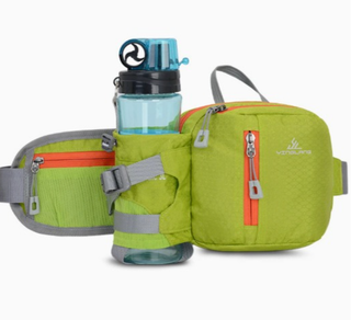 Laufgürteltasche für Outdoor-Sportler mit Flaschenhalter und Reißverschlusstaschen