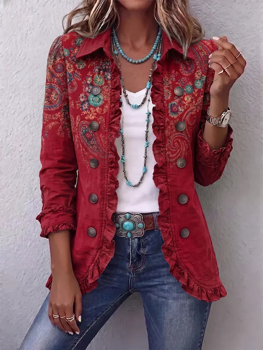 Lois | Boho Rüschjacke