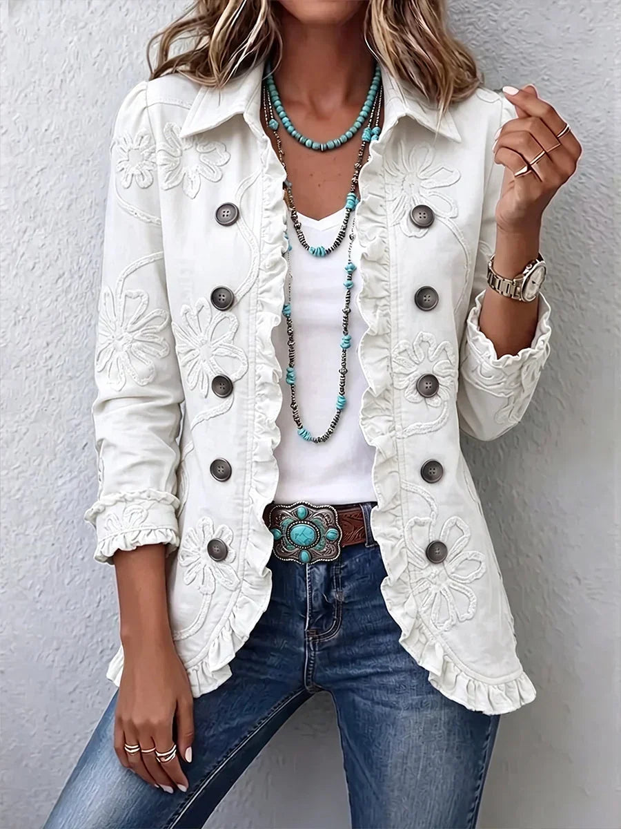 Lois | Boho Rüschjacke