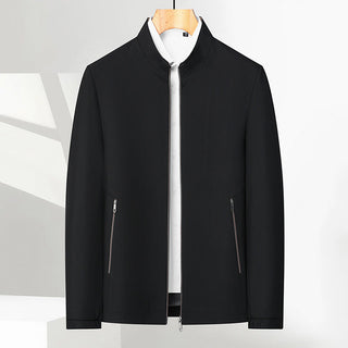 Lässige Herrenjacke mit Stehkragen – leichte Zwischenjahreszeitjacke
