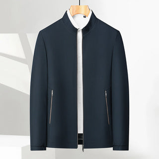Lässige Herrenjacke mit Stehkragen – leichte Zwischenjahreszeitjacke