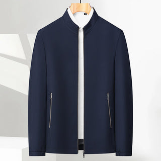 Lässige Herrenjacke mit Stehkragen – leichte Zwischenjahreszeitjacke