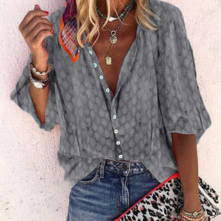 Leichte Damenbluse im eleganten Casual-Stil für den Sommer