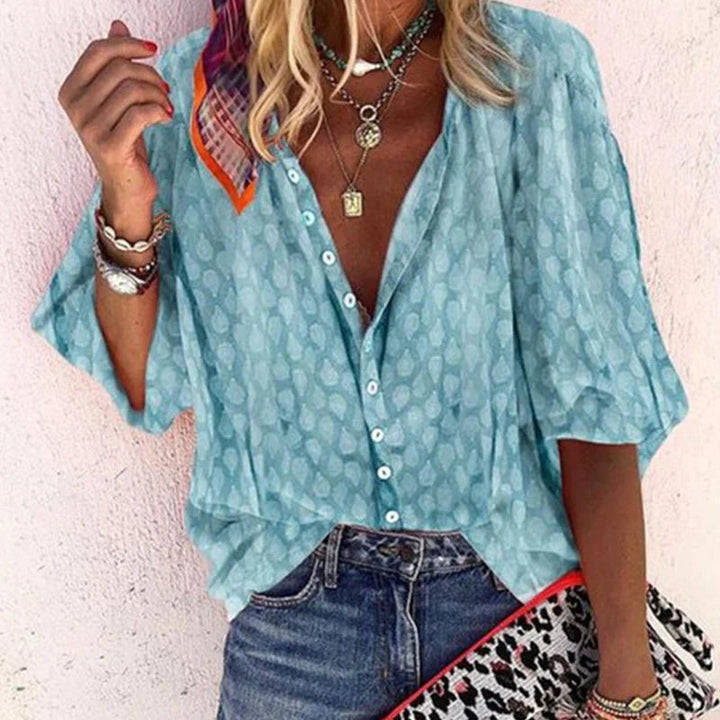 Leichte Damenbluse im eleganten Casual-Stil für den Sommer