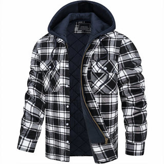 Felix | Karierte Jacke mit Reißverschluss