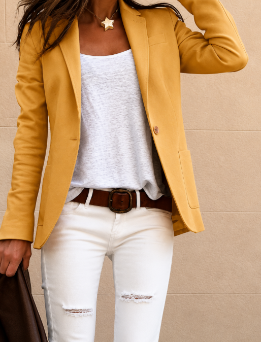 Blazer Damen Figurbetont Business &amp; Alltag